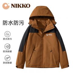 日高（NIKKO）山系情侶登山服戶(hù)外防雨水防風(fēng)休閑運(yùn)動(dòng)外套秋冬上衣